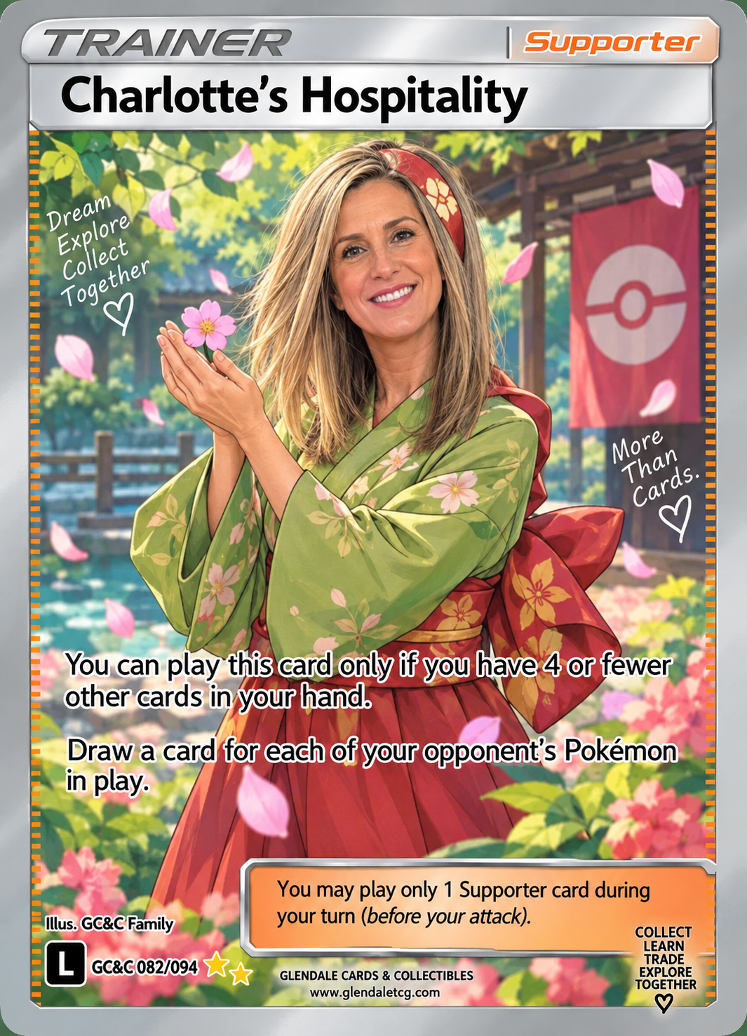 Personalized Pokémon card
