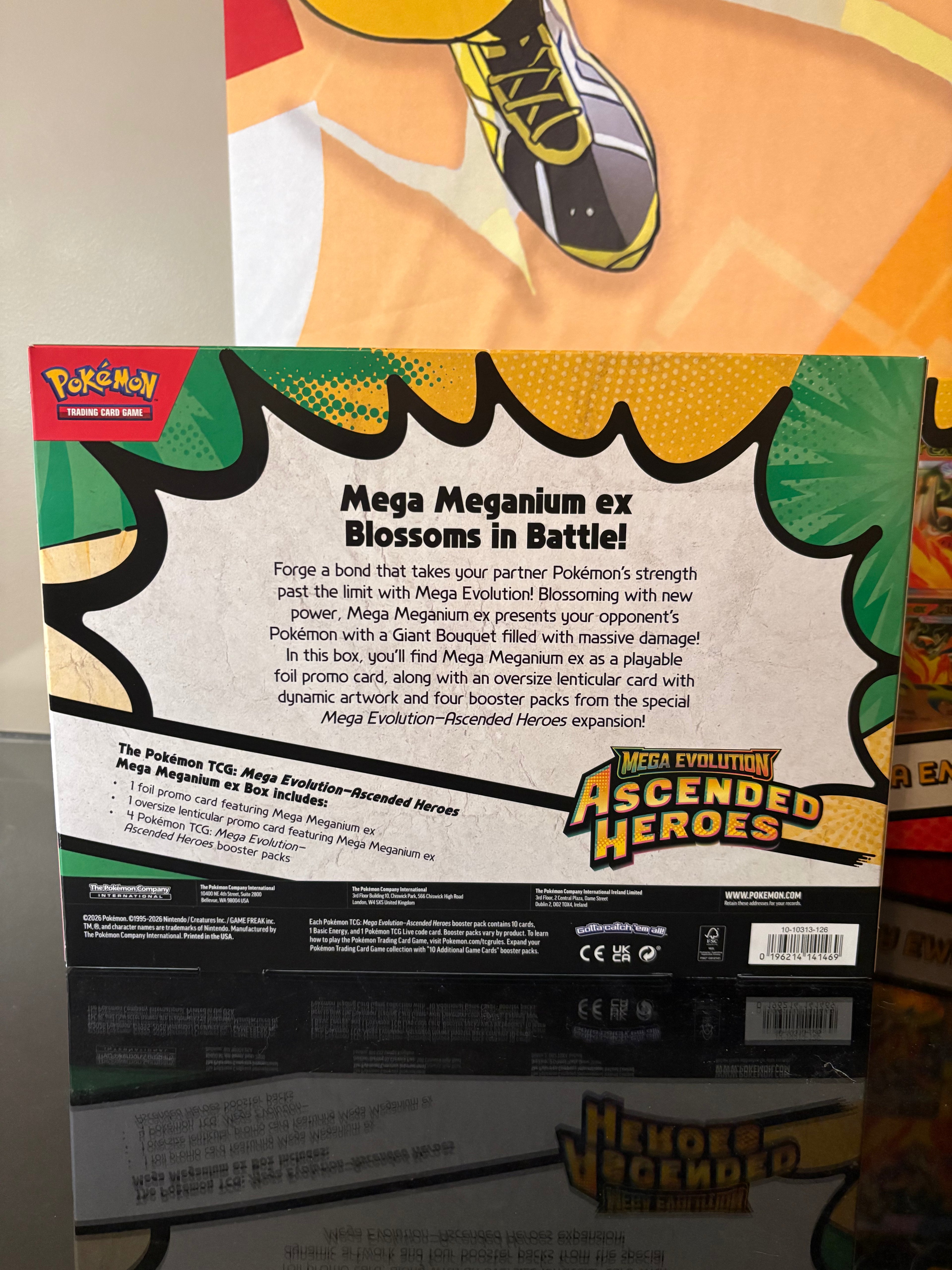 Pokémon TCG: Mega Evolution—Ascended Heroes Mega ex Boxes.
