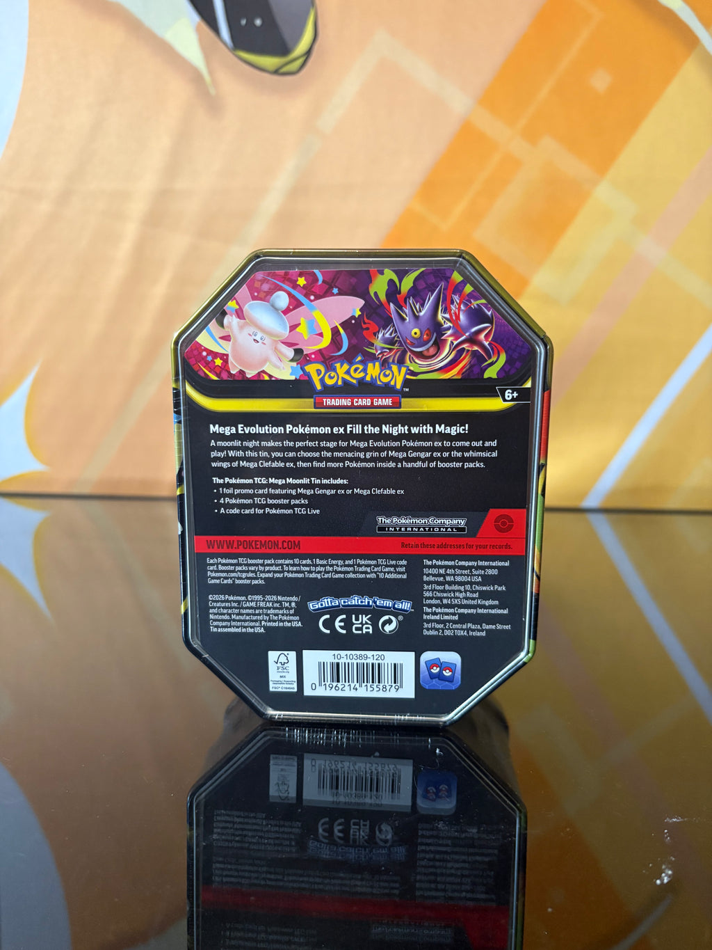 Pokémon TCG Mega Moonlit Tin  – Random Selection – Sealed