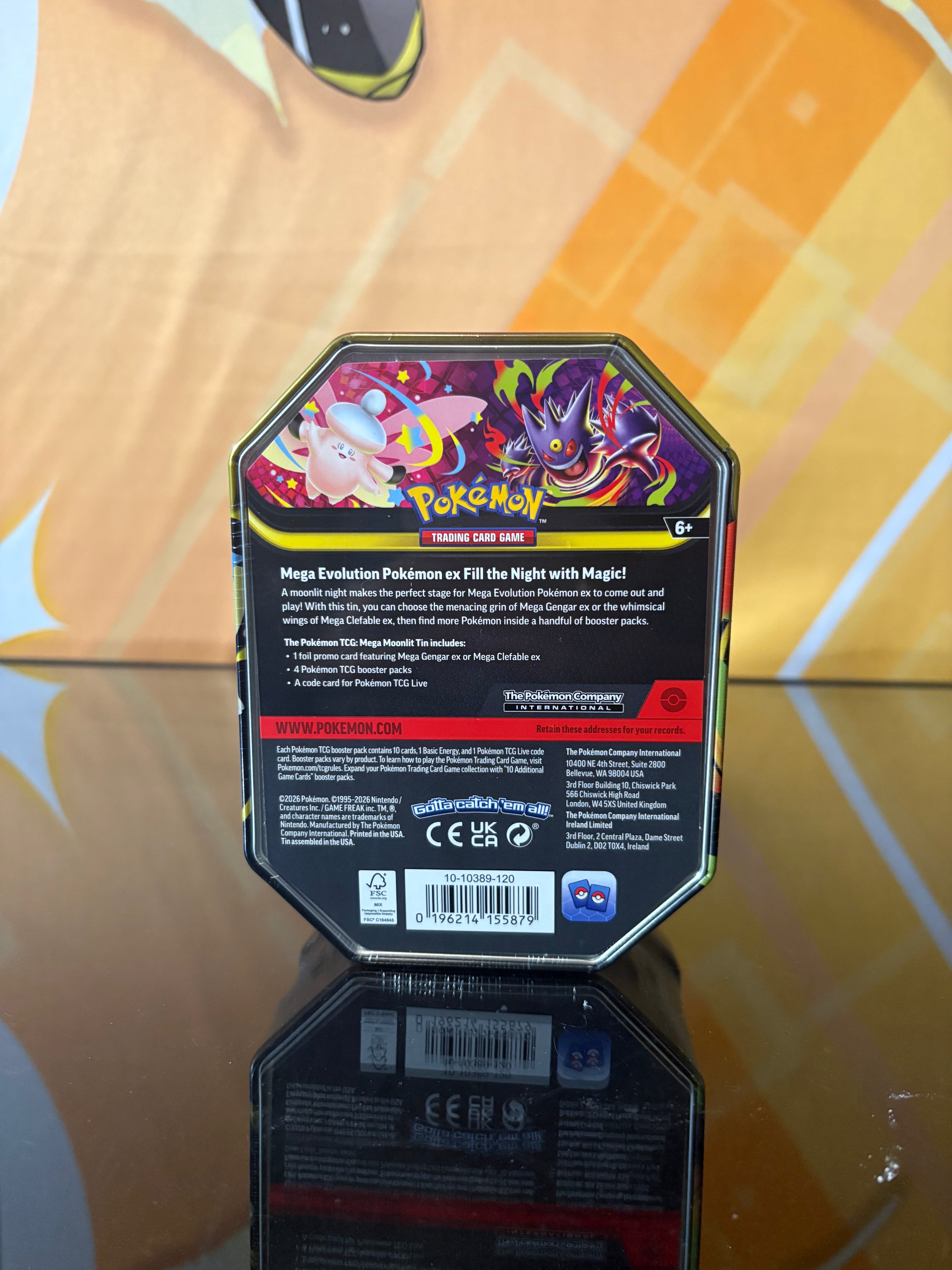 Pokémon TCG Mega Moonlit Tin  – Random Selection – Sealed