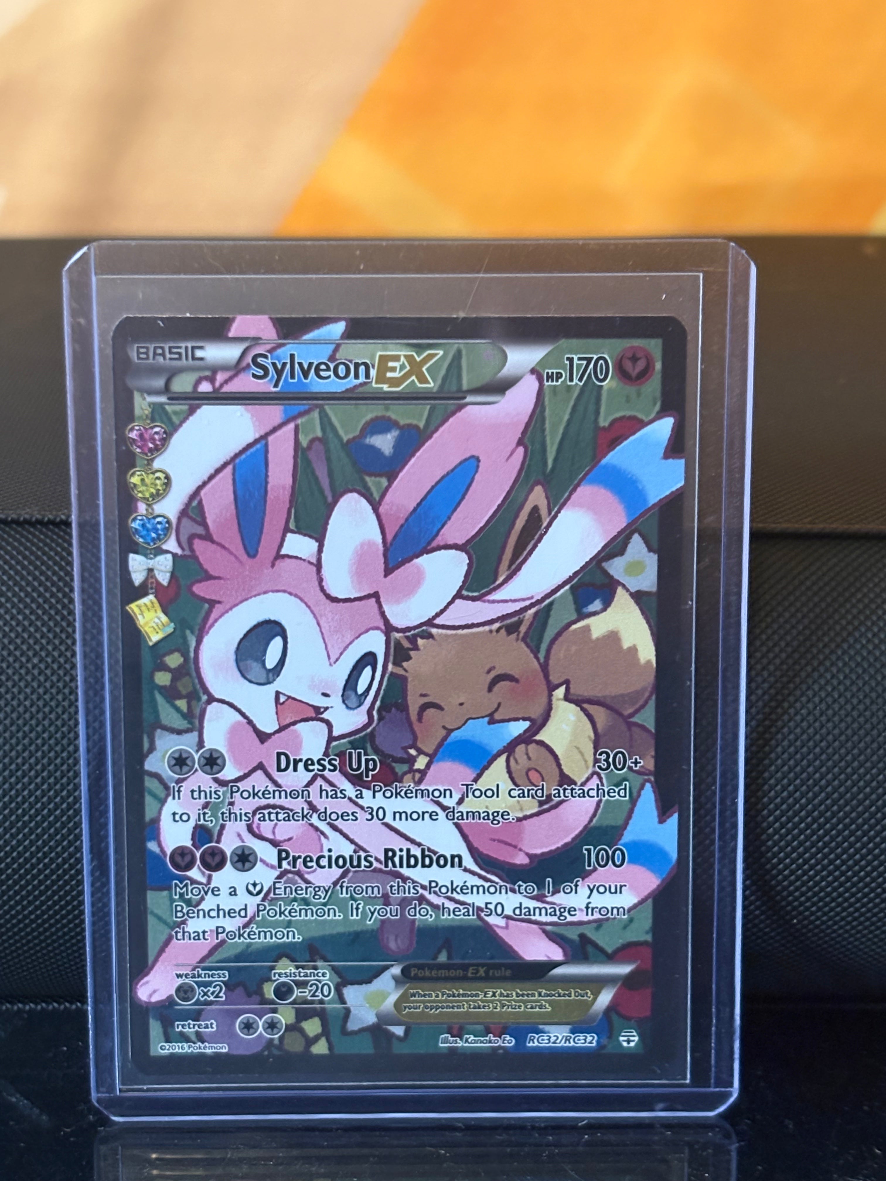 Sylveon EX RC32/RC32 Full Art – 2016 Pokémon Generations Radiant Collection – Holo