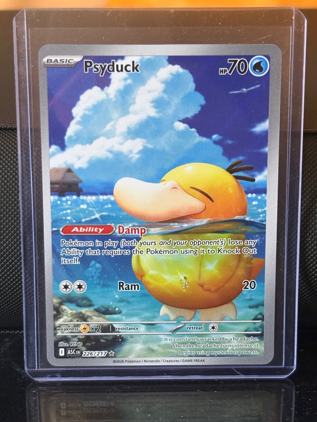 Psyduck 226/217 Illustration Rare – Pokémon Ascended Heroes 2026 – Full Art