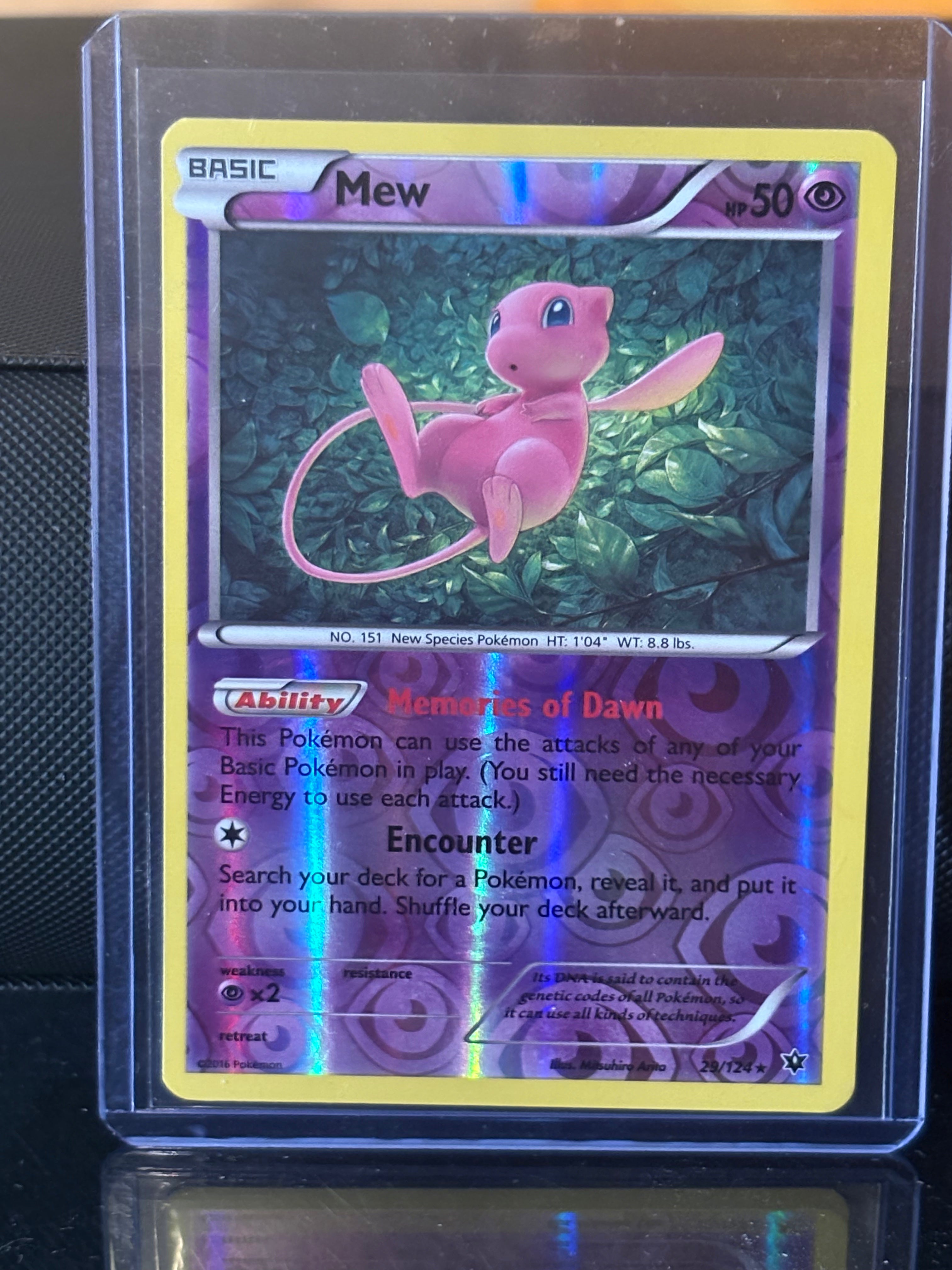 Mew EX 46/124 Holo Ultra Rare – 2012 Pokémon Dragons Exalted – Black & White Era
